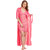Claura Satin Stylish Nighty With Robe