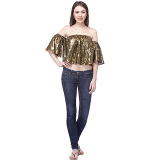 party wear off shoulder tops