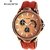 Invaders Round Dial Brown Analog Watch-INV-CRBN-COP