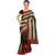 Florence Beige Bhagalpuri Silk Printed Saree With Blouse
