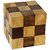 Desi Karigar Wooden Puzzle Adult Snake Cube Handmade Gifts India