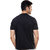 Enquotism Men's Black Round Neck T-Shirt