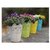 6th Dimensions Flower Pot Vase Pen Pencil Makeup Brush Holder Organize Small -Multicolored -Pack of 2