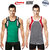 Rupa Men's Multicolor Vests (Set of 2)