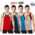 Rupa Men's Multicolor Vests (Set of 4)