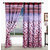 Happy Life Red 1 pc Window curtain-5 feet