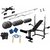 Protoner 22 Kgs PVC Weight With 5 In 1 Bench Home Gym Package