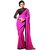 Designer Purple Chiffon Saree