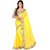 Stylezone Yellow Bhagalpuri Silk Saree