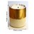 Anasa WoodenTealight Candle holder Set Of 3 White Blue And black 25 Inch