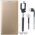 CoolPad Note 5 Leather Finish Flip Cover with Free Selfie Stick and Earphones