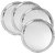 Stainless Steel Quarter Plate Set of 4 pcs