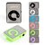 glossy glass Design mp3 player with Earphone and USB Cable by INSTADEAL