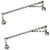 DEVICE IN LION STAINLESS STEEL SMALL L SHAPE 18 INCH HOOK ROD SET OF 2