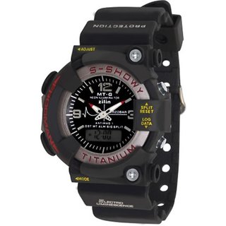 Buy S-Shock Silicone Black Analog Round Wrist Watch By Hans Online ...