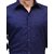 Blue Formal Men shirt by Priyansh Fashions