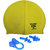 Goodluck B.B. Swimming cap, Swim cap or Bathing cap With Nose and Ear Plugs(SWCS-3-SWEB-3)