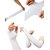 RRC White  Black Combo Sportwear Protection Arm Sleeves