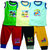 Kids Cotton CUP Pant with SLEEVELESS TEES (Pack of -3)