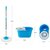 Magic Easy Blue Mop with 360 Spin Rotating Bucket set   + Sink Brush