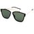 TheWhoop Green Golden Retro Aviator Sunglasses