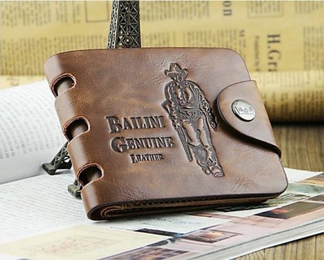 Men's Leather Bifold Wallet