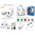 LDNIO  S100 EU Plug 3 in 1 Charger Kit 2USB 2.1A Home Charger + Car charger + Usb Cable