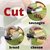 Clever Cutter Stainless Steel Knife with Cutting Board Food Chopper