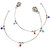 Combo of 2 Pair of Anklets By Sparkling Jewellery