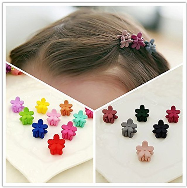 Buy Embroidered Lace Flower Hair Pins Wedding Flowers Five Small Online in  India  Etsy