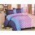 Welhouse King Size 1 Double bedsheet with 2 pillow covers NMJS-018