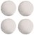 Cricket Tennis Ball - White (Pack of 4)