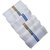Tahiro White Cotton Coloured Bordered Handkerchiefs - Pack Of 5