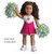 American Girl - Campus Cheer Gear Cheerleader Outfit + Charm for Doll - MY AG 2013