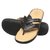 Welcome Women's Black Casual Flat Sandals