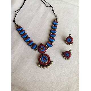 Fashion Terracotta Necklace Set Multicolor Prices In India Shopclues Online Shopping Store