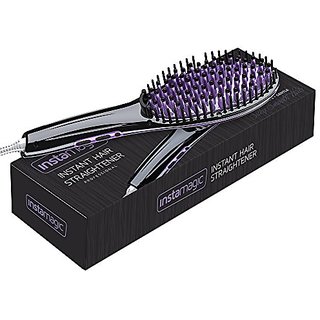 Buy Premium InstaMagic Hair Straightening Brush Electric Hair Straightening Brush Fast Heat Up Salon Style Hair In Minutes Online 5139 from ShopClues