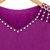 Klick2Style Purple Plain Asymmetric Dress For Women