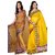 Florence Pack of 2  Embroidered Tissue Saree with Blouse  (FL-Tissue embroidered saree combo of 27)