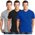 Gallop Men's Blue V-Neck T-Shirt