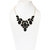 Minha Fashion Non Plated Black Alloy Necklace Set For Women