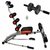 Ibs Fitness Six pack abs Rocket Twister Home  Gym Abs Cruncher Body Builder WITH Bodi pro roller Ab Exerciser (Black)