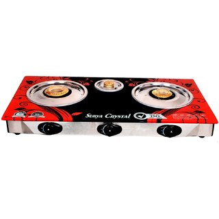 Surya crystal 3 burner jumbo gas deals stove price