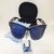 Panazone Blue Mirror Pocket Folding Wayfarer Sunglasses