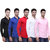 Balino London Men'S Multicolor Slim Fit Casual Shirt (Combo Of 5)