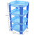 TRUENOW Ventures Pvt. Ltd.BluePlastic Multipurpose 4-Tier Utility Rack