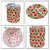 Winner Small Size Green And Red Floral Print Folding Laundry Bag To Organize Cloths