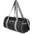 Lutyens Polyester Black Grey Gym Bags (19 Liters) (Lutyens_201)