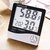 New Digital Hygrometer Thermometer Humidity Meter with clock Big LCD Display HTC- ( pack of 1 )