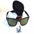 Panazone Classic Black Pocket Folding Wayfarer Sunglasses